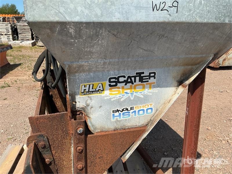HLA ScatterShot HS1000 Hydraulic Salt Spreader - Fits  معدات نشر الرمال والملح