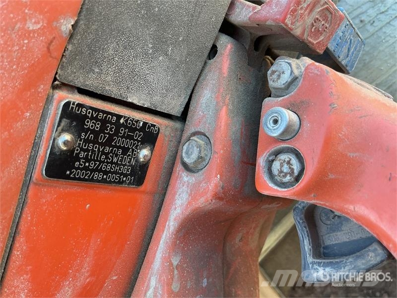Husqvarna K650 Concrete Saw Andre komponenter