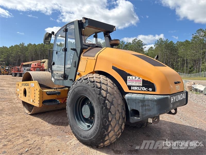 Hyundai HR120C-9 Smooth Drum Compactor Single drum rollers