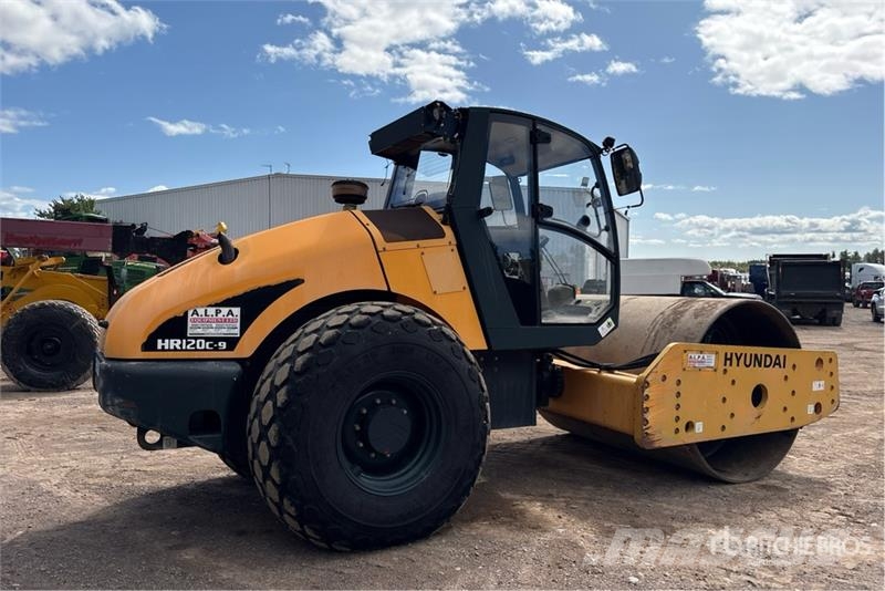 Hyundai HR120C-9 Smooth Drum Compactor Single drum rollers