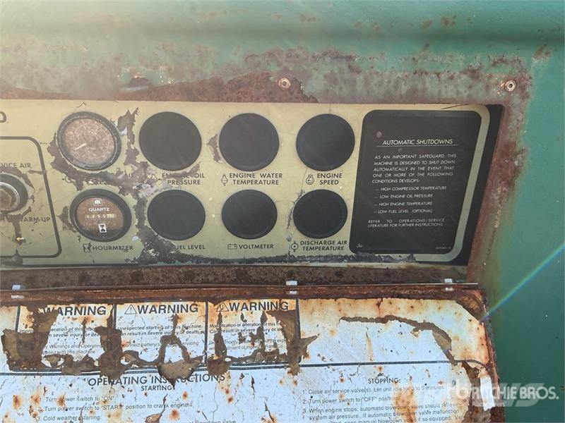 Ingersoll Rand P185 Mobile Air Compressor Kompresory