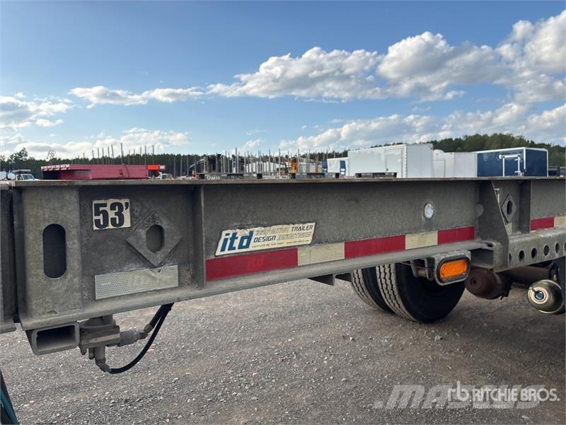 ITD 53 ft Tri/A Extendable Container Trailer Kontejnerske prikolice