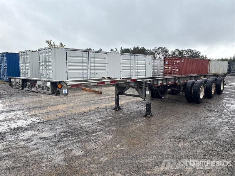  ITD 53 ft Tri/A Extendable Container Trailer Containeranhänger