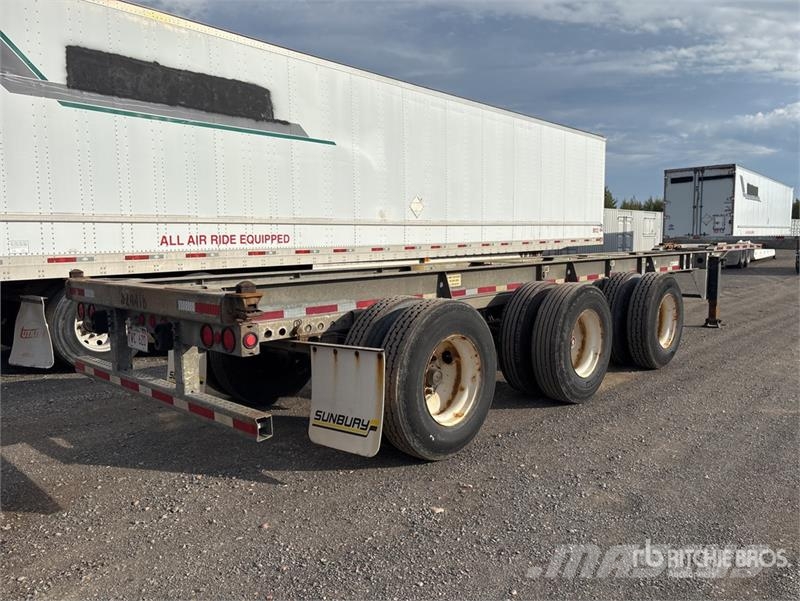 ITD 53 ft Tri/A Extendable Container Trailer Kontejnerske prikolice