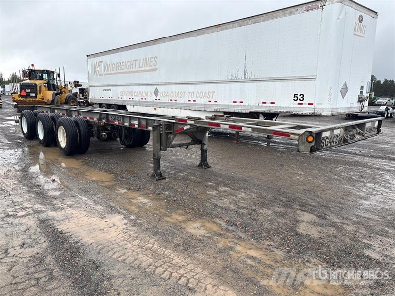  ITD 53 ft Tri/A Extendable Container Trailer Containeranhänger