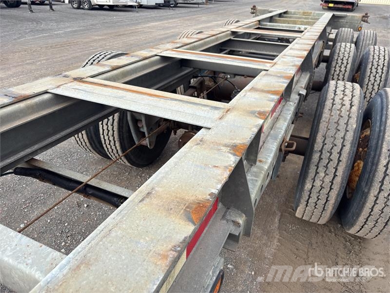ITD 53 ft Tri/A Extendable Container Trailer Kontejnerske prikolice
