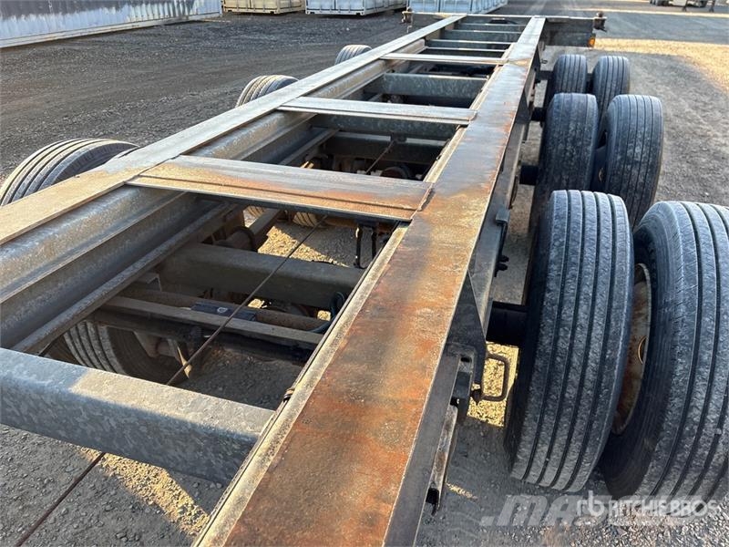 ITD Tri/A 40 ft - 53 ft Container Trailer Konténer keret / Konténeremelő pótkocsik