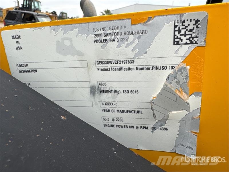 JCB 330 Two-Speed Skid Steer Loader Kompaktrakodók