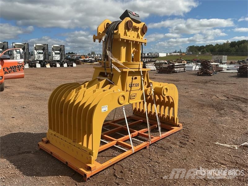 JISAN JSG2100 83 in Q/C Rotating Excavator Grapple - Fit Haaratsid