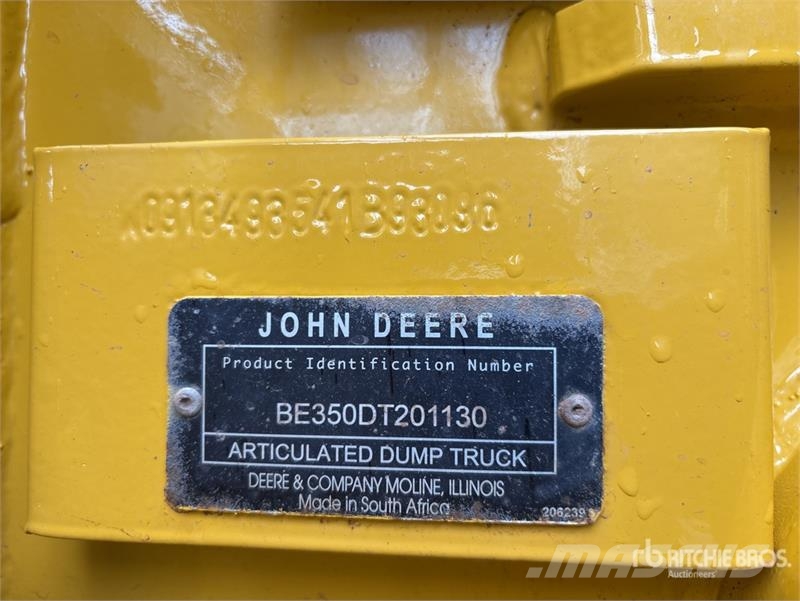 John Deere 350D Tombereau articulé