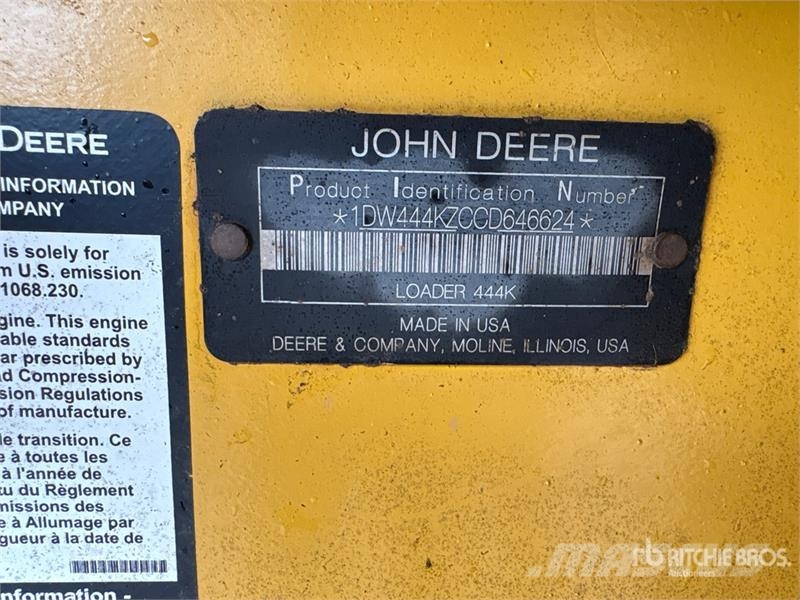 John Deere 444K Wheel Loader Tekerlekli yükleyiciler