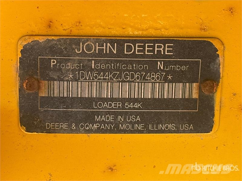 John Deere 544K Wheel Loader 輪胎式裝載機