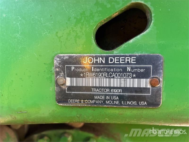 John Deere 6190R 4WD Tractor Traktori