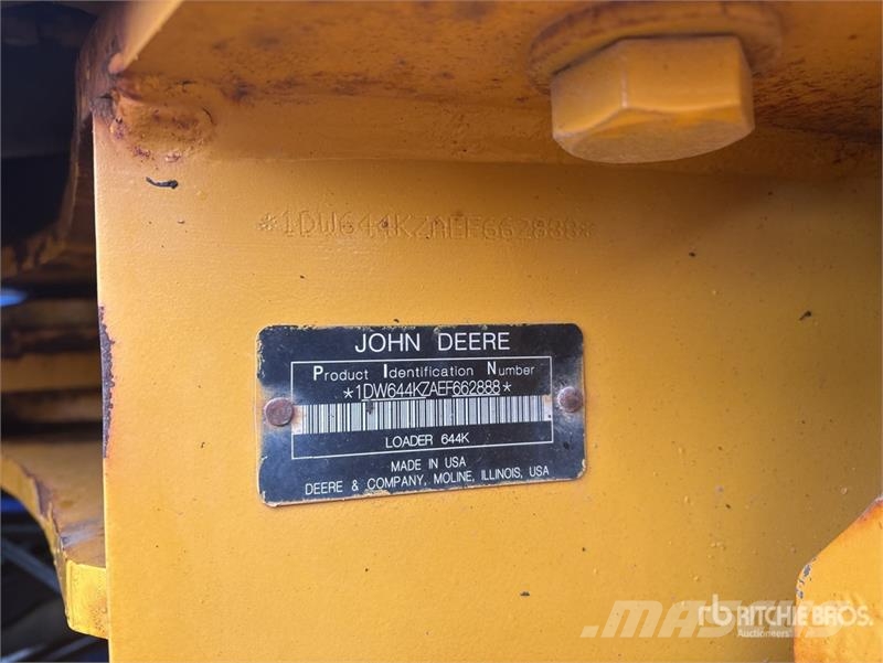 John Deere 644 K Wheel Loader Gumikerekes homlokrakodók
