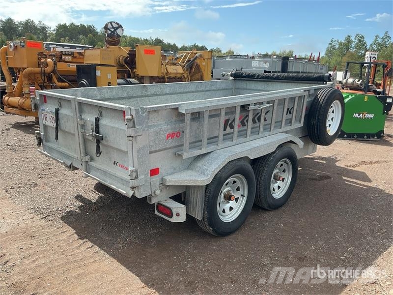 K-TRAIL D510-T7 10 ft T/A Dump Utility Trailer Bañera