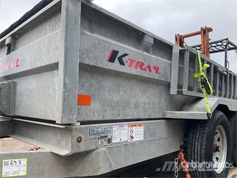 K-TRAIL D510-T7 10 ft T/A Dump Utility Trailer Bañera