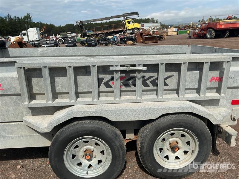 K-TRAIL D510-T7 10 ft T/A Dump Utility Trailer Bañera