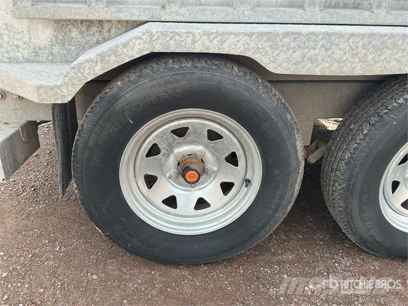 K-TRAIL D510-T7 10 ft T/A Dump Utility Trailer Bañera