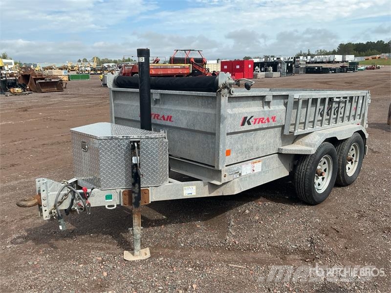K-TRAIL D510-T7 10 ft T/A Dump Utility Trailer Bañera