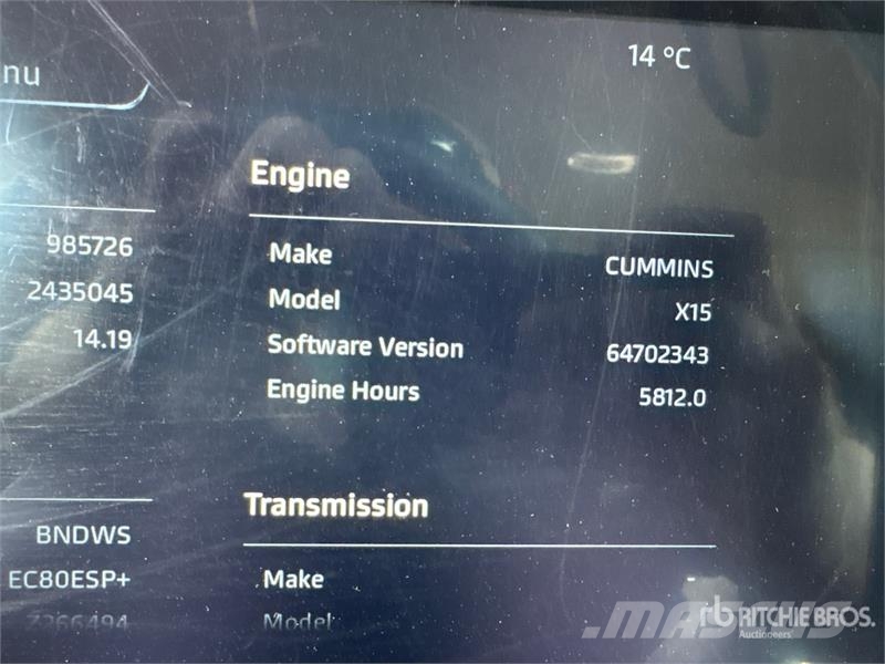Kenworth T880 Kabine i unutrašnjost