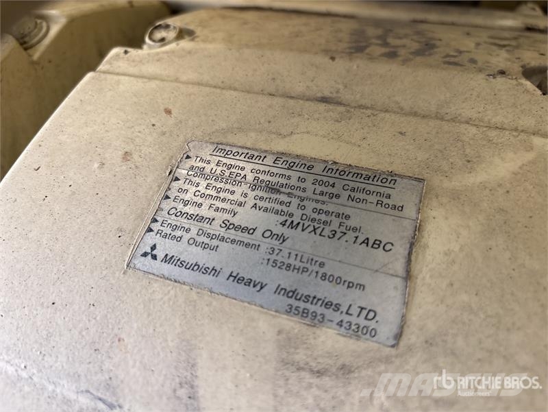 Kohler 1000RE0ZM 1000 kW Skid-Mounted Generator Set Diesel Generatoren