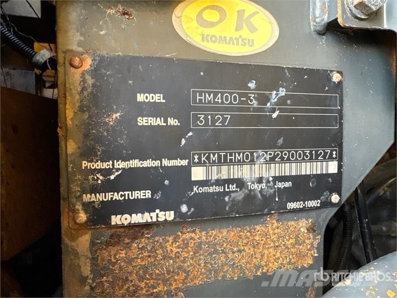 Komatsu HM400-3 Tombereau articulé