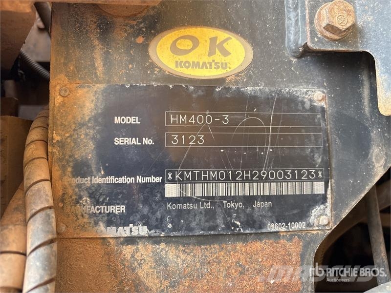 Komatsu HM400-3 Csuklósdömperek