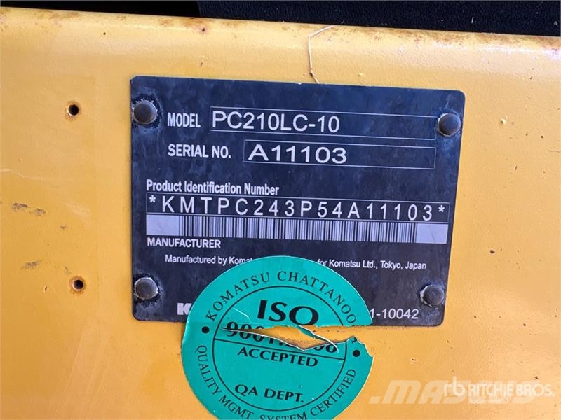 Komatsu PC210LC-10 Tracked Excavator 履带挖掘机