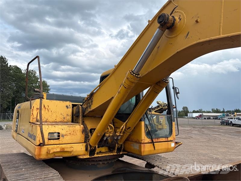 Komatsu PC220LC-7 Long Reach Tracked Excavator Beltegraver