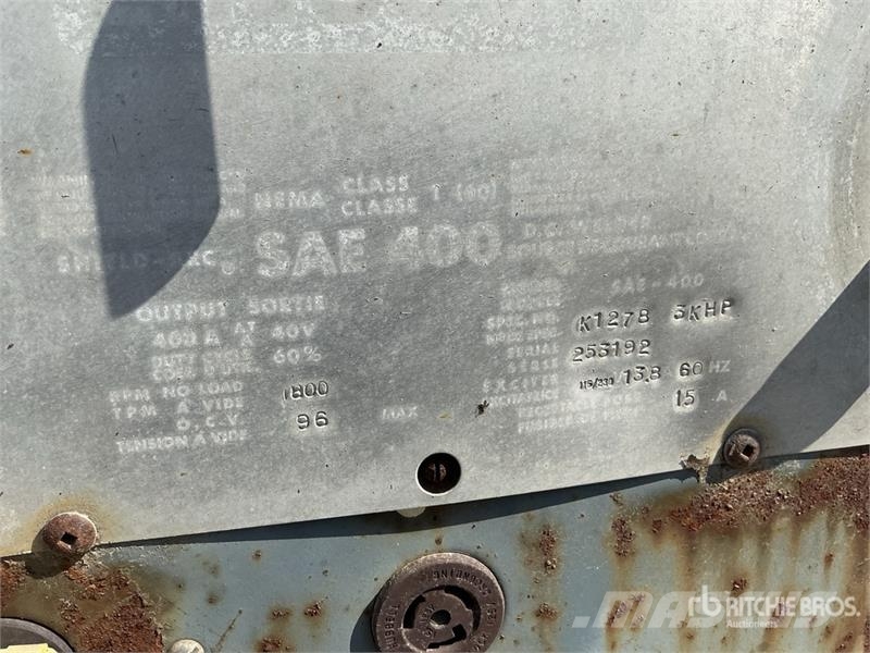 Lincoln 15 A Skid-Mounted Electric Welder Svejsemaskiner