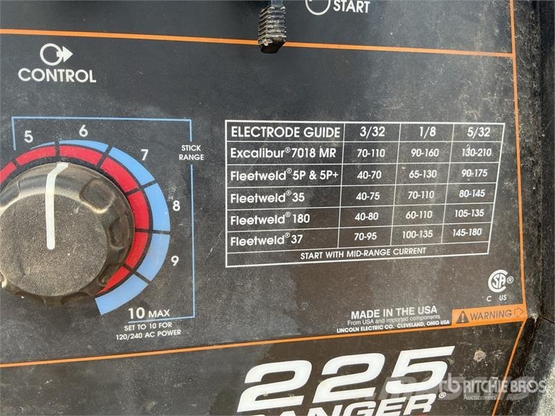 Lincoln Electric Electric 225 A Stick Electric Welder Máquinas de soldar