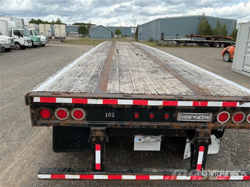 Lode King 53 ft Tri/A Flatbed Trailer Valníky