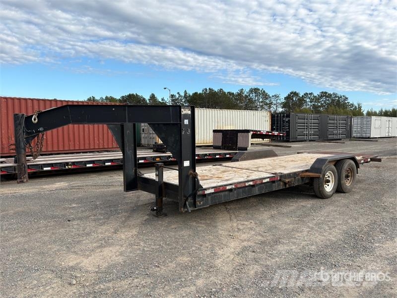 LWL 22 ft T/A Gooseneck Tilt Deck Trailer Maskintransporter