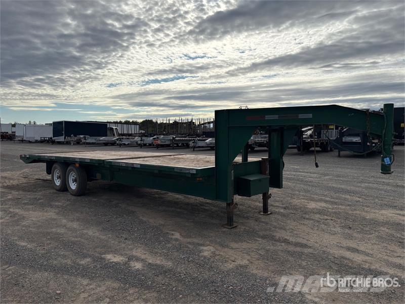 LWL T24IT21LPG 26 ft T/A Gooseneck Tilt Deck Trailer Maskintransporter