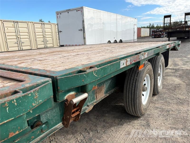 LWL T24IT21LPG 26 ft T/A Gooseneck Tilt Deck Trailer Maskintransporter