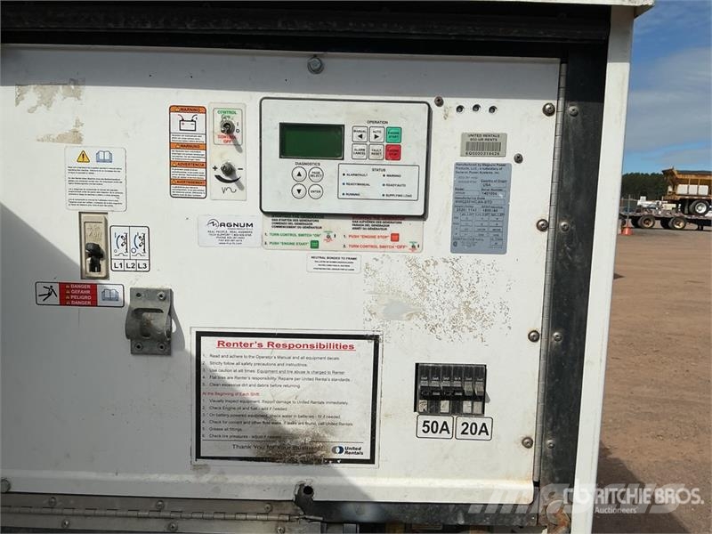Magnum MMG25FH 8 ft S/A 25Kw Generator Trailer Reboques carga baixa