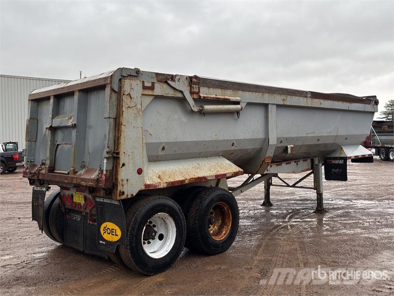 Manac 26 ft T/A End Dump Trailer Tipper trailers