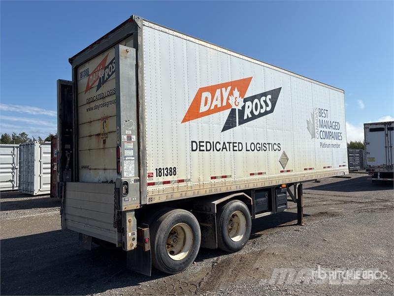 Manac 28 ft x 102 in Pup T/A Van Trailer Carrocería de caja