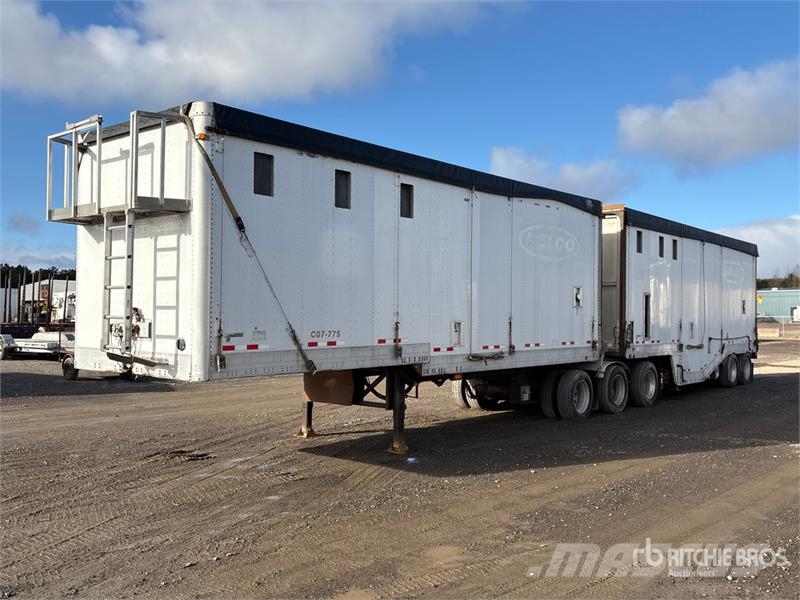 Manac 29 ft x 102 in Tri/A Super B-Train Lead Open-Top C Flissläp