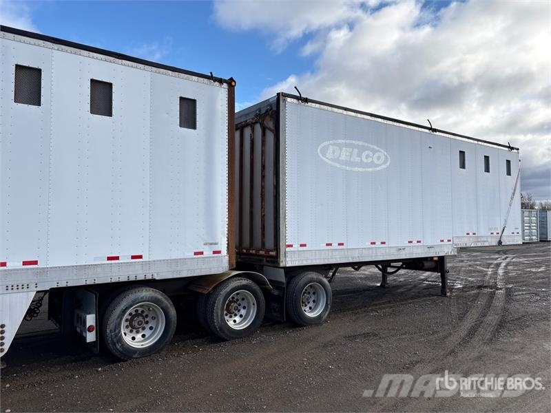 Manac 29 ft x 102 in Tri/A Super B-Train Lead Open-Top C Flissläp