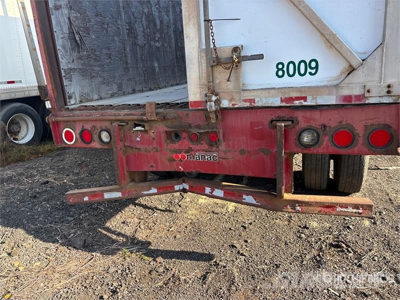 Manac 53 ft Tri/A Moving Floor Open-Top Chip Trailer Прицепы-Щеповозы