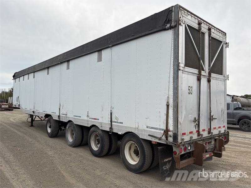 Manac 53 ft x 102 in Quad/A Open-Top Chip Trailer Ремаркета за дървени стърготини
