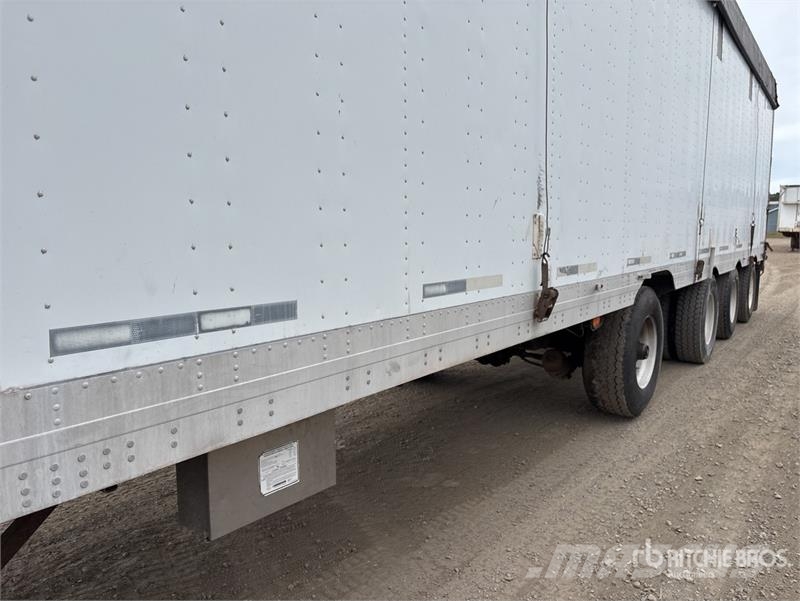 Manac 53 ft x 102 in Quad/A Open-Top Chip Trailer Ремаркета за дървени стърготини
