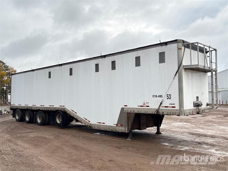 Manac 53 ft x 102 in Quad/A Drop Frame Open-Top Chip Tra Flishenger