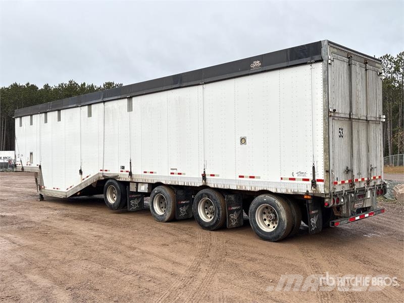 Manac 53 ft x 102 in Quad/A Drop Frame Open-Top Chip Tra Flishenger