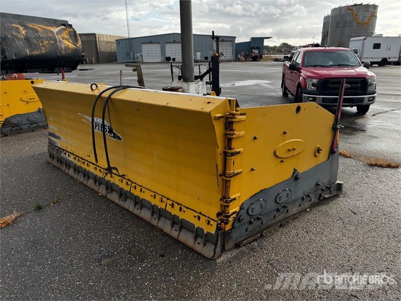 Metal Pless 24 ft 2 Way Snow Pusher - Fits Wheel L Snow blades and plows