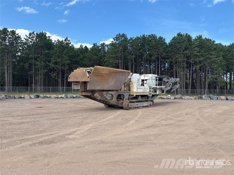 Metso LT105 Tracked Jaw Crushing Plant Komplett üzemek