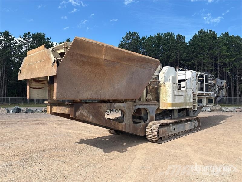 Metso LT105 Tracked Jaw Crushing Plant Komplett üzemek