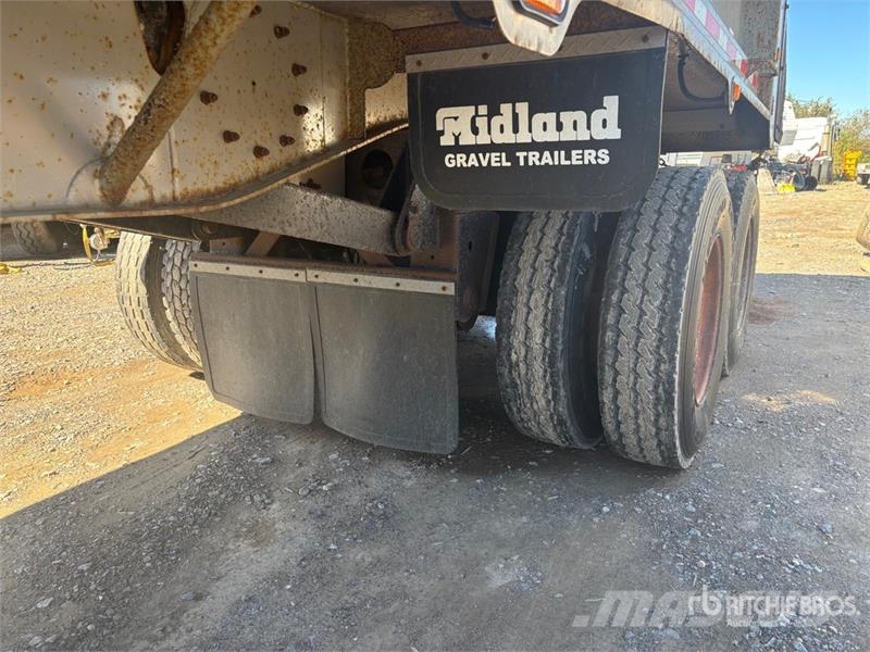 Midland 27 ft T/A End Dump Trailer Savivartės priekabos