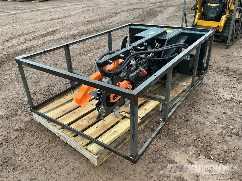  Mower King ECSSCT72 60 in Skid Steer Trencher (Unu 트렌처
